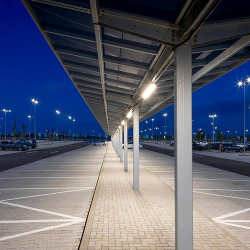 Lampa LED IP66 IK08 NEXFORCE N2 70W 12000lm 150cm - neutralna