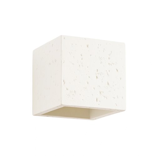 Kinkiet betonowy Quad góra-dół 1xG9 beżowy