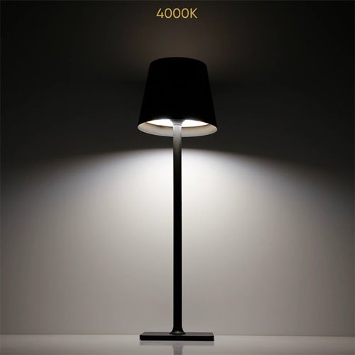 Lampa stołowa LED 4w1 3,5W 400lm CCT czarna 2x2000mAh
