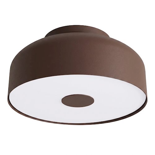 Lampa sufitowa okrągła Omiq 4xE27 brązowa