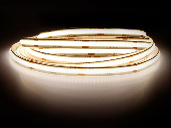 Taśma LED COB 24V PRIME 5W 320 LED 2700K - 5 metrów