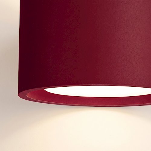 Lampa sufitowa tuba Modo 1xGx53 burgundowa