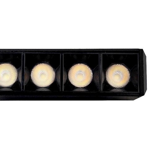 Lampa magnetyczna z diodami czarna Zigbee CCT 24W 44cm