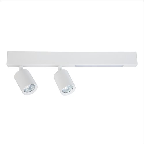 Kinkiet liniowy LED 5W + dwa reflektory GU10 - biały