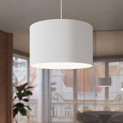 Lampa wisząca minimalistyczna Nova 40cm 1xE27 biała