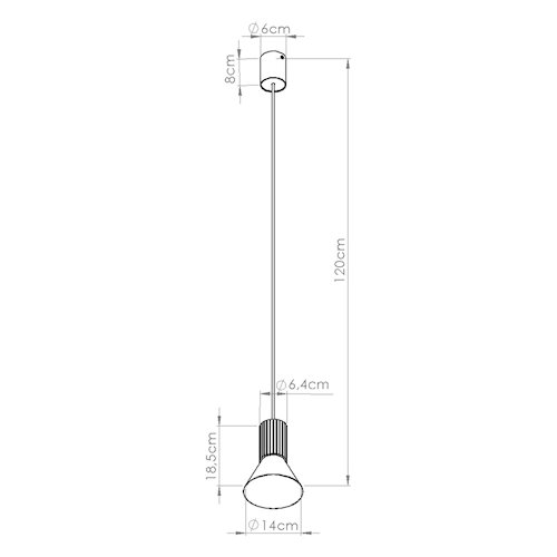Lampa wisząca loftowa Estria 1xE14 beżowa/zielona oliwka