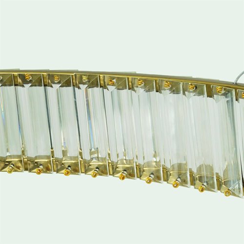 Lampa wisząca LED kryształowy okrąg Aureola 32W