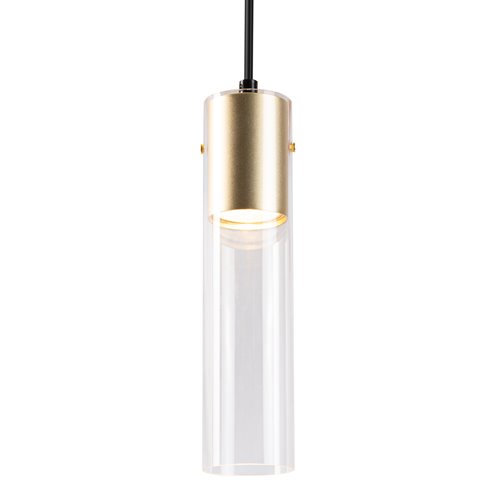 Lampa wisząca pojedyncza Ricky 1xGU10 złota
