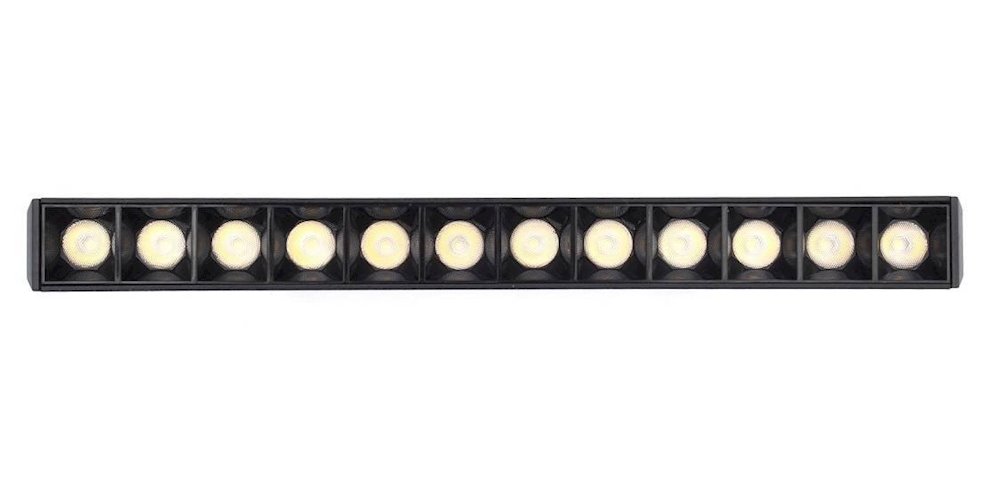 Lampa magnetyczna z diodami czarna Zigbee CCT 12W 22cm