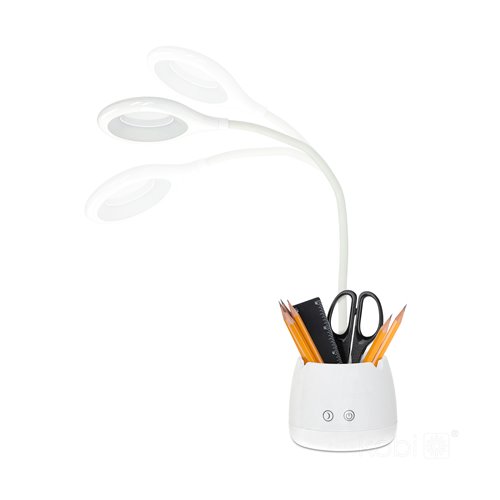 Lampka biurkowa LED 5W z koszykiem 1200mAh biała