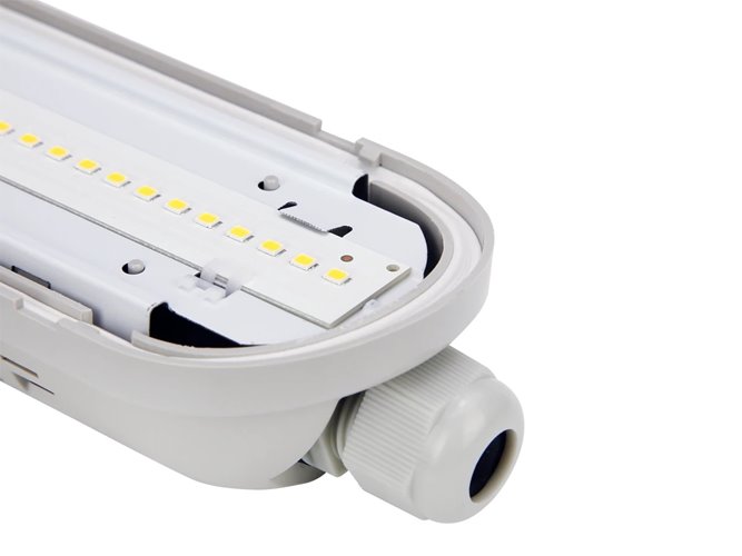 Lampa hermetyczna Dali 120cm LINKER 40W 6000lm 4000K szara