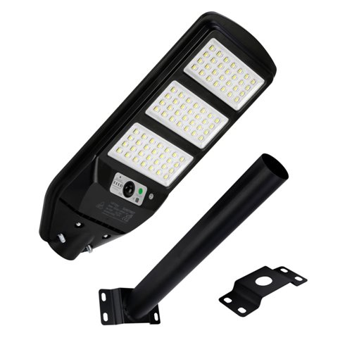 Lampa uliczna solarna Sun 1300lm 6500K z uchwytem