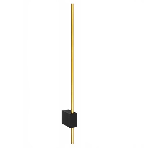 Kinkiet ścienny liniowy Costi 6W 60cm czarny-złoty