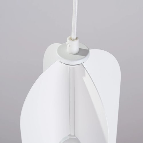 Lampa wisząca nowoczesna Nicus 1xE27 biała
