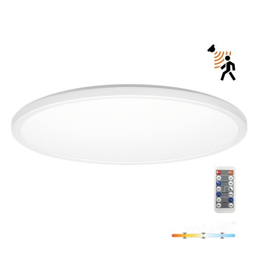 Plafon LED IP54 okrągły Slim 32W CCT z czujnikiem