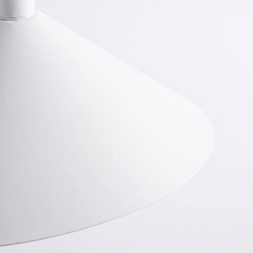 Lampa wisząca stożkowy klosz Nox 40cm 1xE27 biała