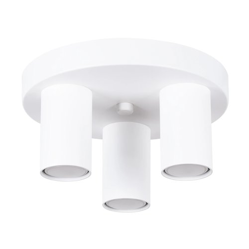 Lampa sufitowa tuby Lagos 3xGU10 okrągła biała