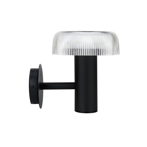 Lampa elewacyjna Solarna Suntis z okrągłym kloszem