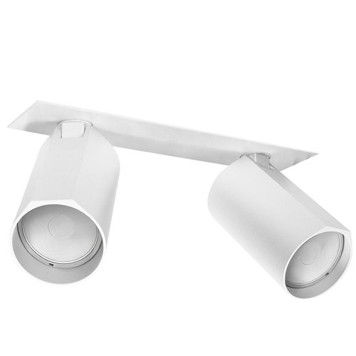 Lampa wpuszczana 20cm z reflektorami SpotLine 2xGU10 biała