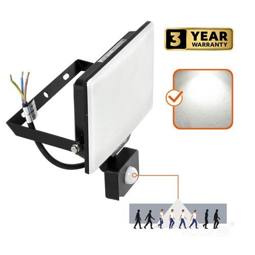 Naświetlacz LED z czujnikiem 50W Delyo 4250lm Neutralny