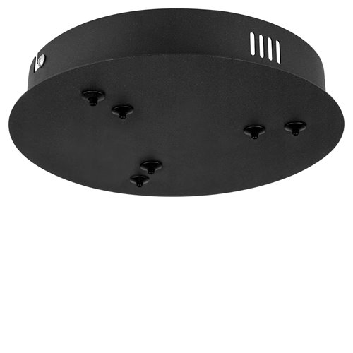 Lampa wisząca okręgi Lion 40cm 60cm 64W czarna