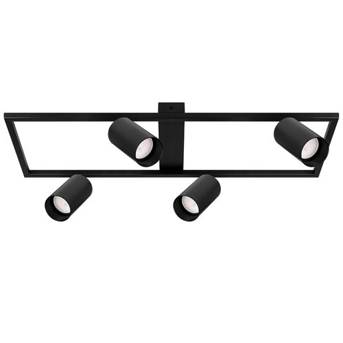 Żyrandol nowoczesny z reflektorami 4xGU10 Bueana czarny