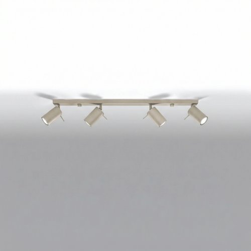 Kinkiet listwa z reflektorami Ring 4xGU10 taupe