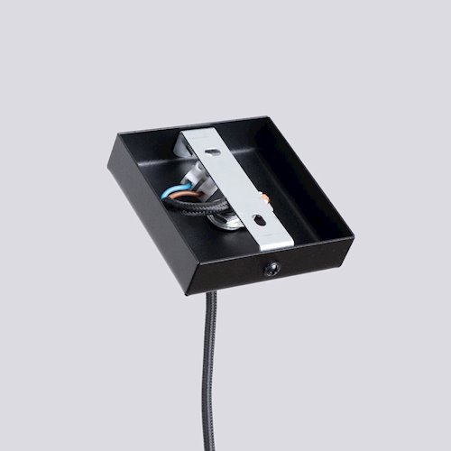 Lampa wisząca dekoracyjna Caro 1xE27 naturalne drewno/czarna