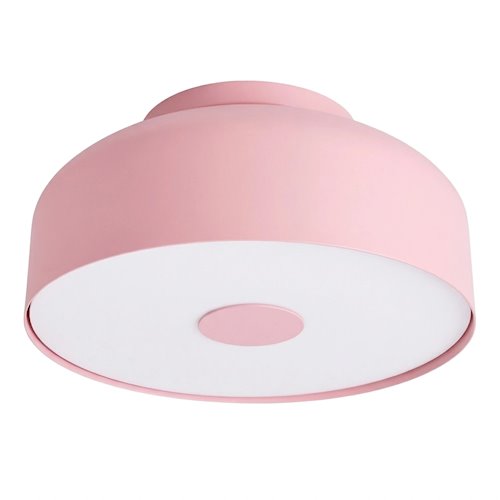 Lampa sufitowa okrągła Omiq 4xE27 różowa