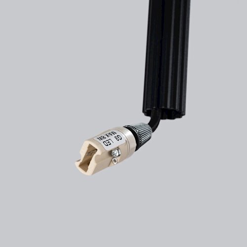 Lampa wisząca cienka tuba Arche 1xG9 czarna