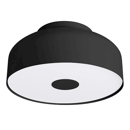 Lampa sufitowa okrągła Omiq 4xE27 czarna