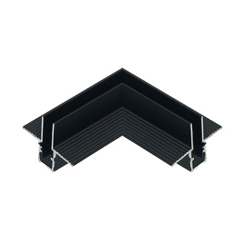 Łącznik kątowy do szyn gips-karton Micro-4 czarny