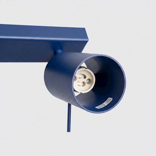 Kinkiet listwa z reflektorami Ring 2xGU10 ultramarynowy