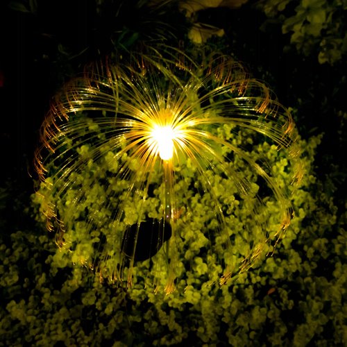 Lampa solarna LED RGB wbijana Meduza 77cm