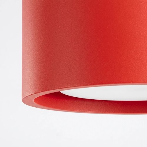 Lampa sufitowa potrójna tuba Modo 3xGx53 czerwony