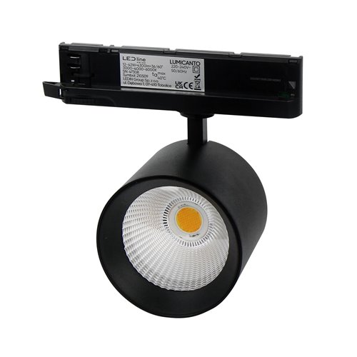 Reflektor 3-fazowy Lumicanto 12-42W 36-60° CCT czarny