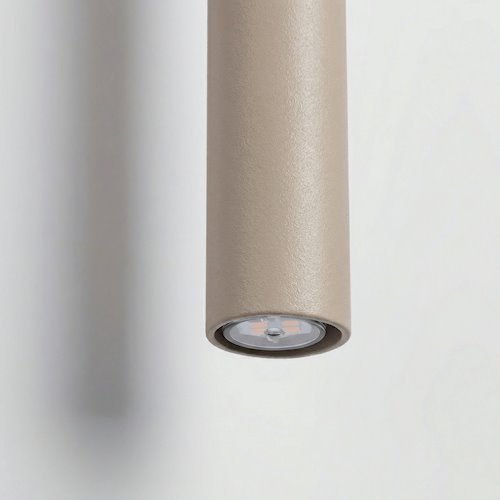 Kinkiet ścienny mini tuba góra-dół Pastelo 2xG9 taupe