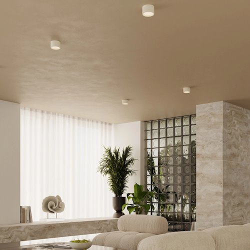 Lampa sufitowa podwójna tuba Modo 2xGx53 beżowa