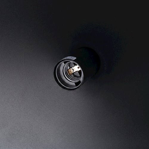 Lampa wisząca stożkowy klosz Nox 40cm 1xE27 czarna
