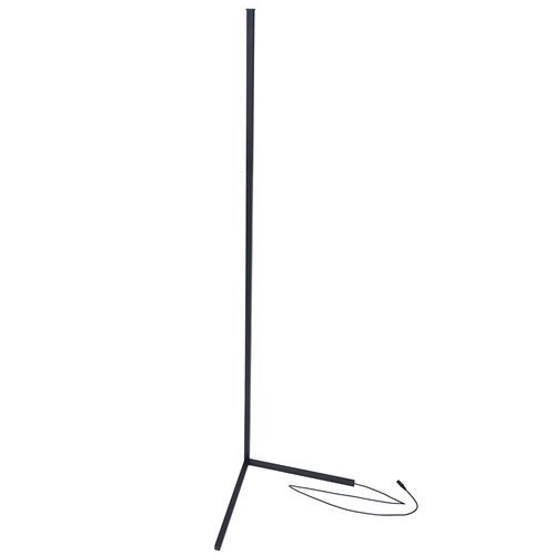 Lampa podłogowa LED z pilotem RGB+CCT 140cm 9W czarna