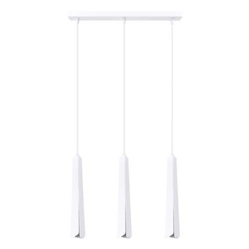 Lampa wisząca potrójna Prysm listwa 3xG9 biała