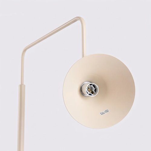 Lampa podłogowa ze stożkowym kloszem Nox 1xE14 beżowa