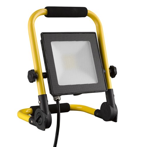 Lampa przenośna / robocza LED 50W stojak + przewód 2m - biała dzienna