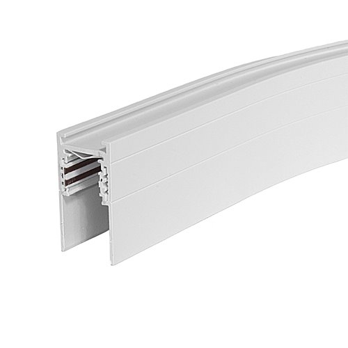 Narożnik półokrągły do szyn natynkowych biały