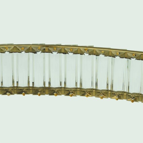 Lampa wisząca LED kryształowy okrąg Aureola 32W