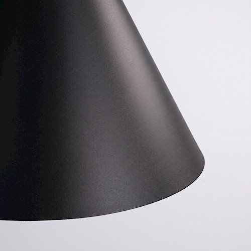 Lampa wisząca stożkowy klosz Nox 25cm 1xE27 czarna