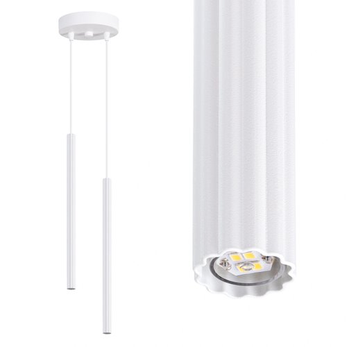 Lampa wisząca podwójna Arche 2xG9 okrągła biała