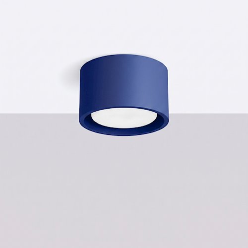Lampa sufitowa tuba Modo 1xGx53 ultramarynowa