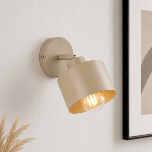 Kinkiet ścienny Loft 1xE27 Elena ruchomy beżowy