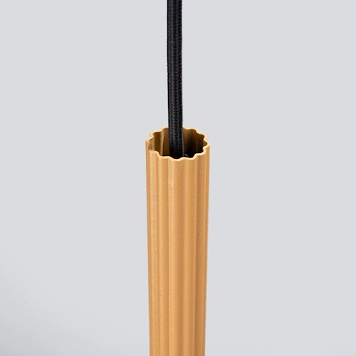 Lampa wisząca cienka tuba Arche 1xG9 złota